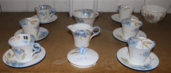 Part Shelley teaset for 6